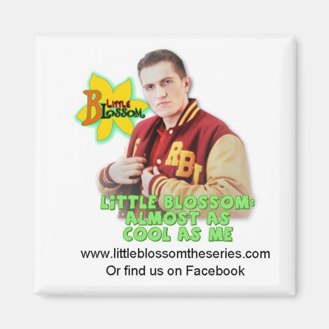 Íman Pequeno Flor: Magneta 'Dizendo' do Brad (Frente)