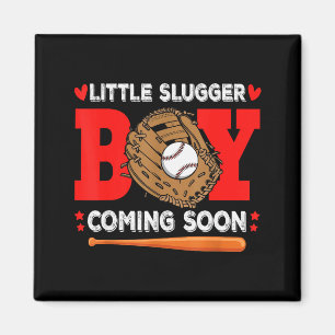 Íman Pequeno Garoto Slugger Chegando Em Breve Anúncio d