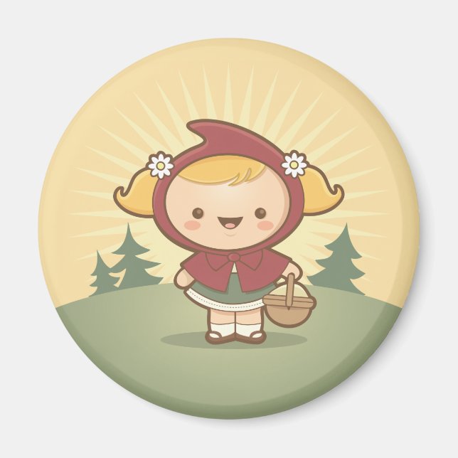 Íman Pequeno ímã vermelho (Frente)