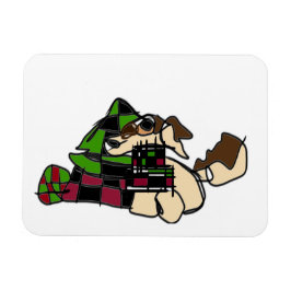 Íman Pequeno Puppy para o inverno