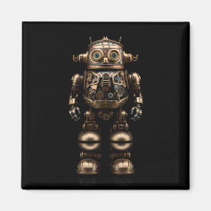 Íman Pequeno Robô Mecânico de Estilo Steampunk
