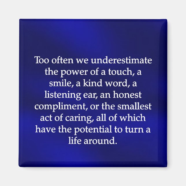 Íman Pequenos atos de assistência (Frente)