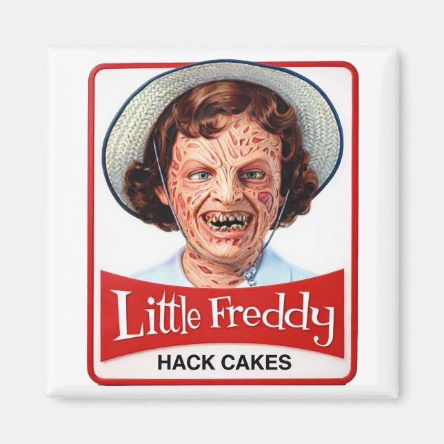 Íman Pequenos Bolos Freddinhos Hack™ – Sonhos Doces São (Frente)