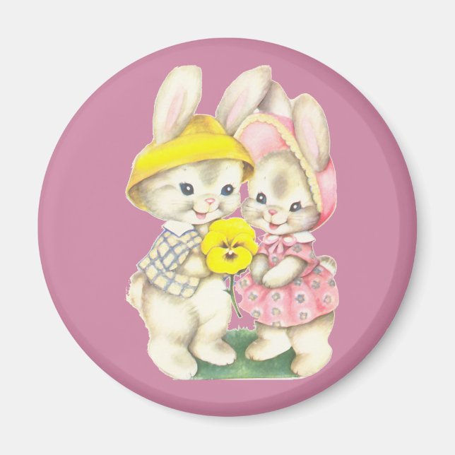 Íman Pequenos coelhos (Frente)