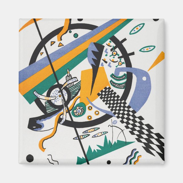 Íman Pequenos mundos IV, Abstrato, Wassily Kandinsky (Frente)