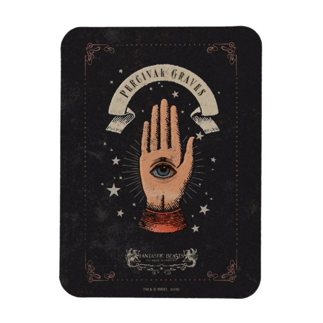 Íman PERCIVAL GRAVES™ Magic Hand Graphic (Vertical)