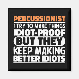 Íman Percussionista Eu Tento Fazer Coisas Engraçadas