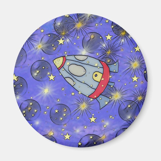 Íman perdido no espaço (Frente)