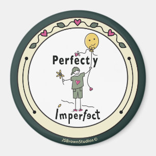 Íman Perfeitamente Imperfeito 2C_Ímã Redondo 3”