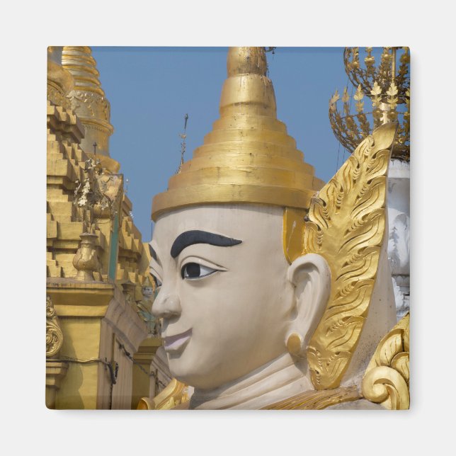 Íman Perfil da Estátua de Buda (Frente)