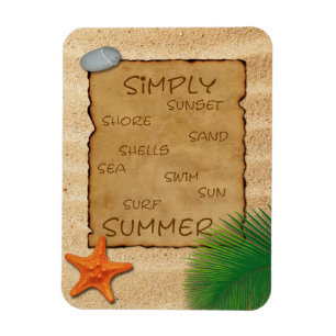 Íman Pergaminho no fundo da areia - ímã flexível