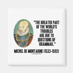 Íman perguntas dos problemas de de Montaigne Mundo da