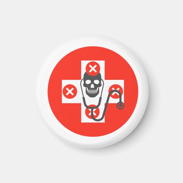 Íman Perigo para a saúde (Frente)