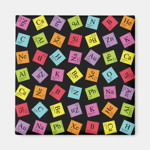 Íman Periódicos elementares (escuro)