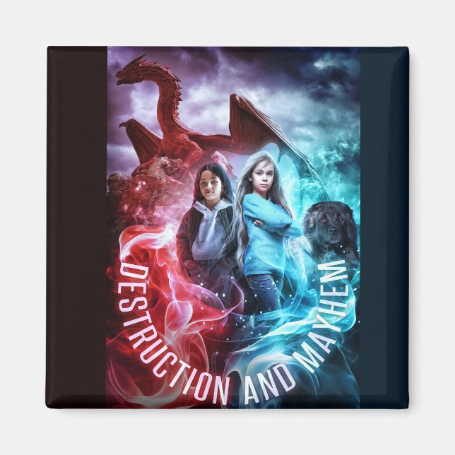 Íman Perna e Cece - Magneta (Frente)