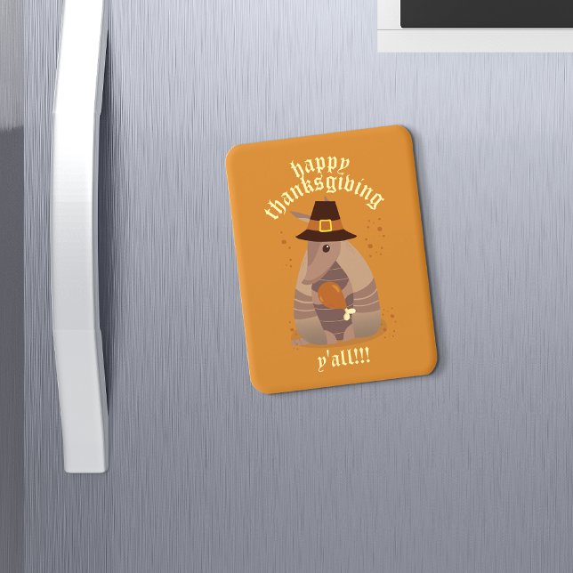 Íman Perna Turca de Ação de Graças Armadillo Texas (Criador carregado)