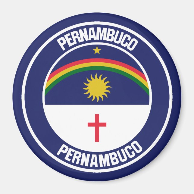 Íman Pernambuco Round Emblem (Frente)