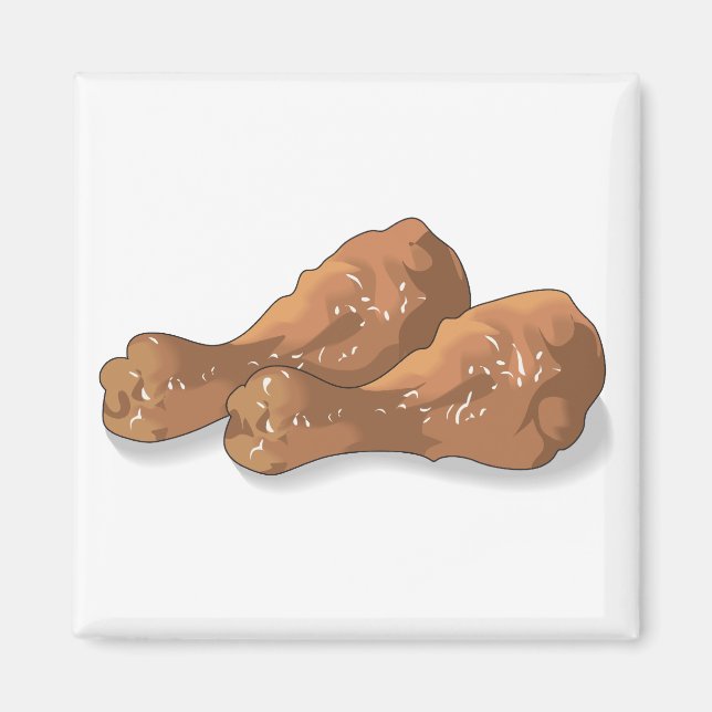 Íman pernas de frango fritas (Frente)