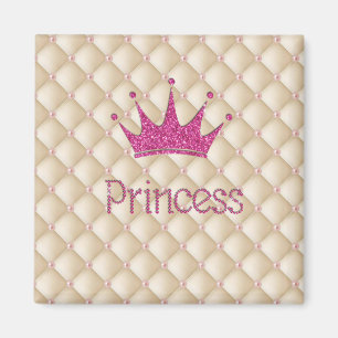 Íman Pérolas Charmosas e Elegantes, Tiara, Princesa, Br