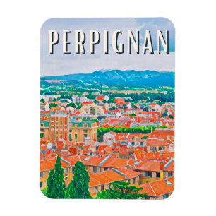 Íman Perpignan Photo Vintage