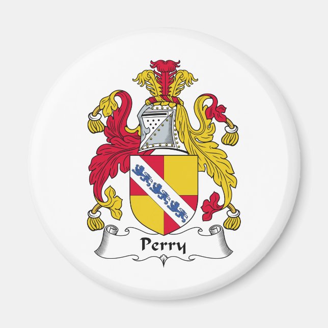 Íman Perry Family Crest (Frente)
