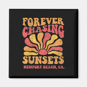 Íman Perseguindo Pôr do Sol para Sempre Newport Beach C