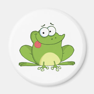 Íman Personagem de desenho animado do sapo que pendura