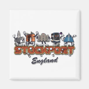 Íman Personagens de desenho animados de Stockport