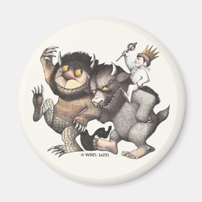 Íman Personagens de Onde Vivem os Monstros (Frente)