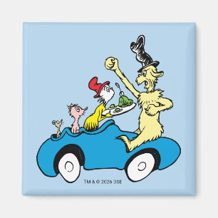 Íman Personagens de Ovos Verdes e Presunto do Dr. Seuss