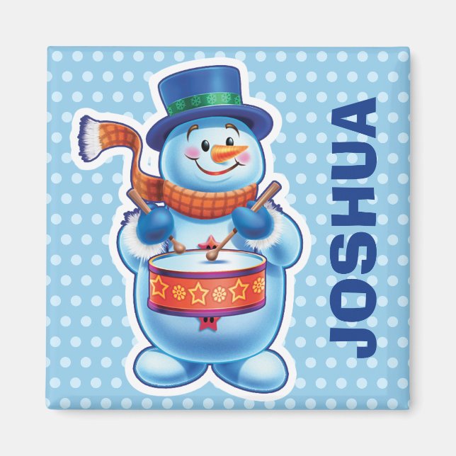 Íman Personagens personalizados do Magnet Christmas Sno (Frente)