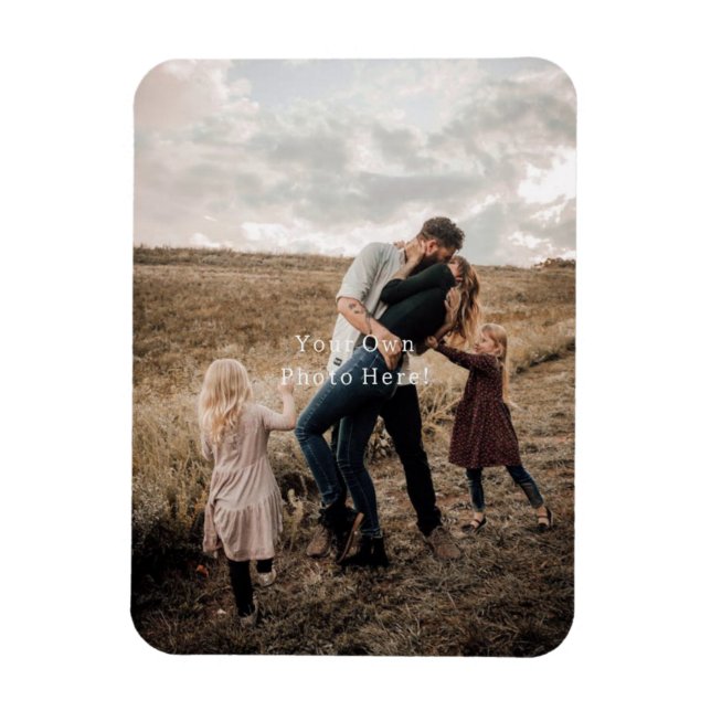 Íman Personalise Your Own Photo Flexi Magnet. (Vertical)