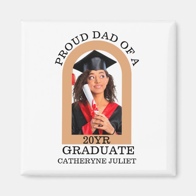 Íman Personalização da Foto de Arch Moderno com orgulho (Frente)