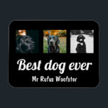 Íman Personalização de Foto e Texto<br><div class="desc">Adicione sua própria foto e texto a este ímã personalizável,  personalizado para atender às suas necessidades de Ricaso</div>