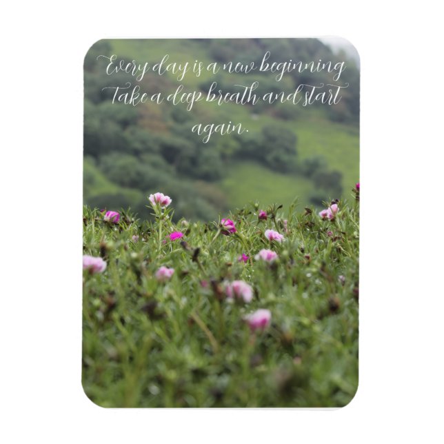 Íman Personalização motivacional da natureza (Vertical)