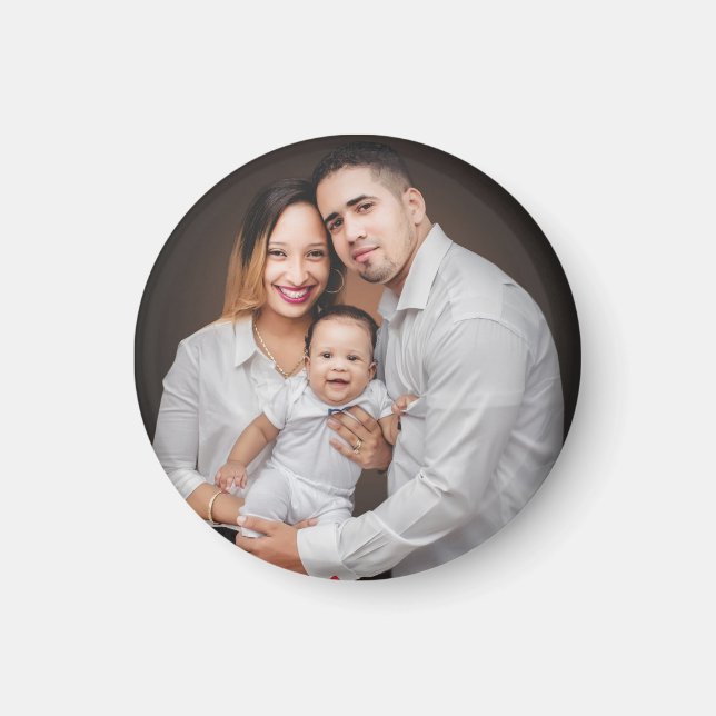 Íman Personalizada Foto da Família Personalizada (Frente)