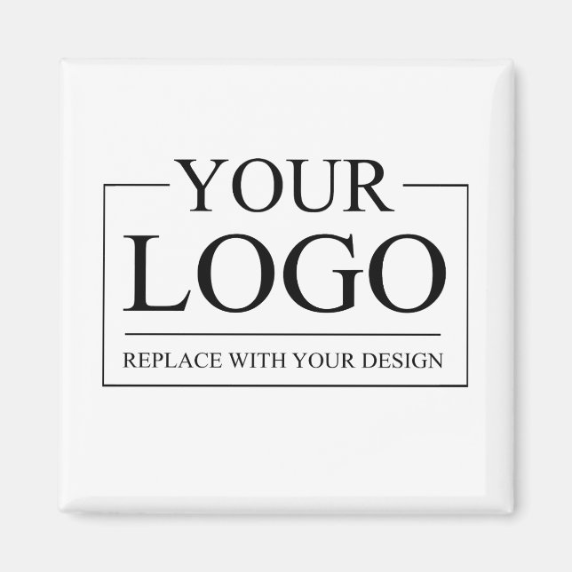 Íman Personalizada Ideia personalizada Adicionar logoti (Frente)