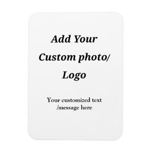 Íman personalizado adicione seu logotipo de foto ao seu