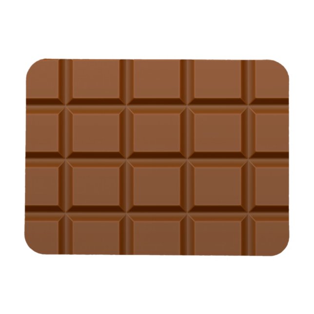 Íman personalizado "Bar de chocolate" (Horizontal)