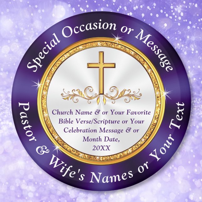 Íman Personalizado Barato, Ideias De Presente De Igreja (Church Magnets. Personalized Church Party Favors. Cheap gifts for church members. Church anniversary)
