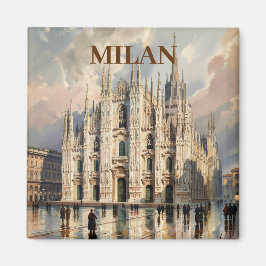 Íman Personalizado Catedral de Milão Duomo di Milano Aq