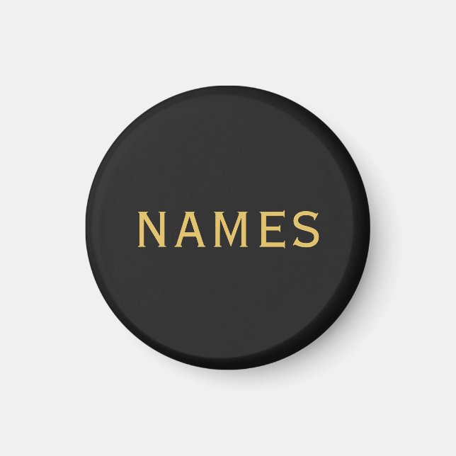 Íman Personalizado Com Sobrenome ou Apelido (Frente)