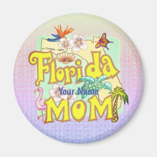 Íman personalizado da Florida Mãe