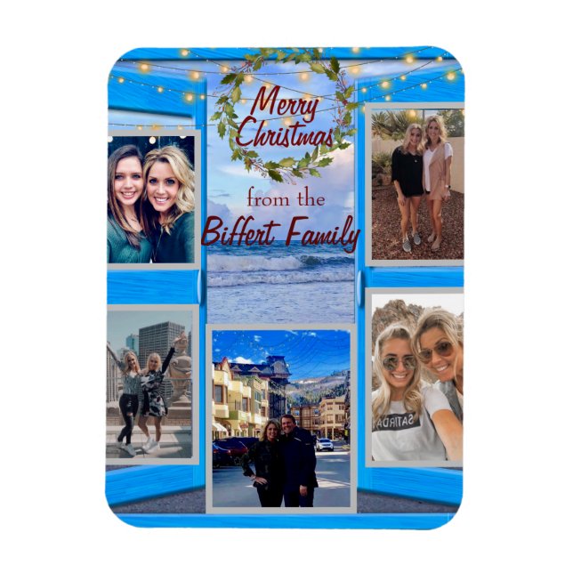 Íman Personalizado de Natal (Vertical)