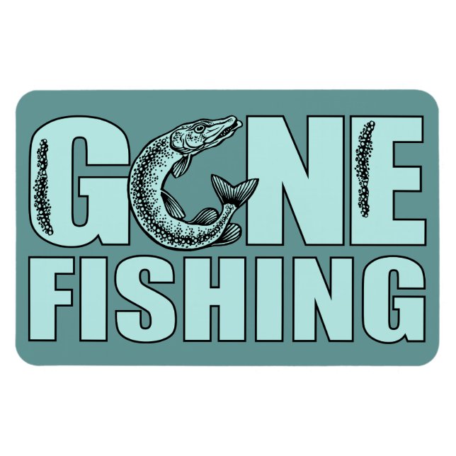 Íman personalizado de PESCA DESAPARECIDO (Horizontal)