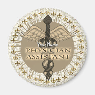 Íman personalizado do Assistente Médico de Caduceu