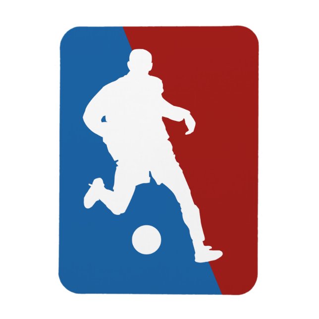 Íman personalizado do jogador de futebol (Vertical)
