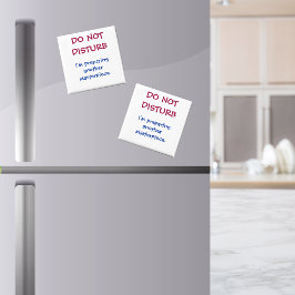 Íman Personalizado Engraçado Não Incomodar Magnet