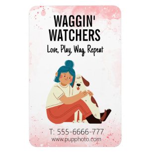 Íman Personalizado para Sessão de Cachorro