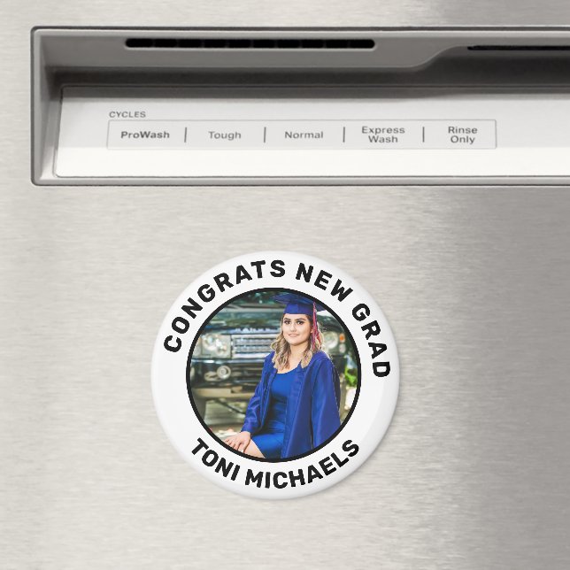 Íman Personalizado Personalizado Nome e Graduação de Fo (In Situ (Dishwasher))